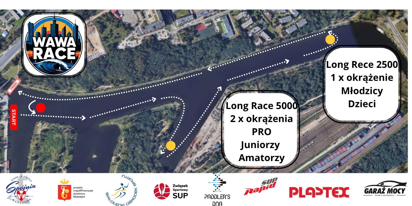 Mapa Long Race 2500/5000m